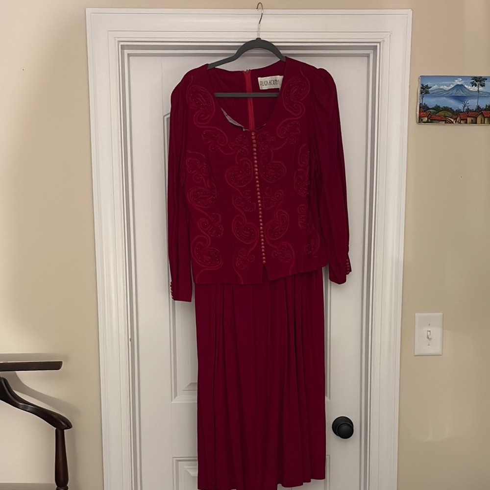 Vintage 90s Red Women's Dress